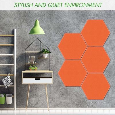 pannelli a parete acustici a soffitto sospeso in poliestere assorbente del suono con fibre di feltro