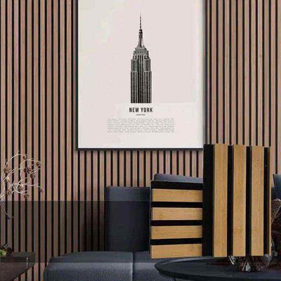 Disegno moderno Assorbimento acustico altamente efficace Pannelli a parete insonorizzati in legno composito