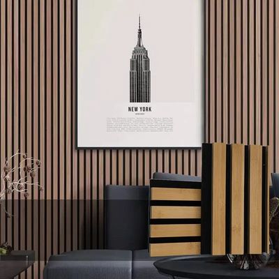 Tavola acustica in legno 100% poliestere per resonanze domestiche grado di assorbimento del suono -