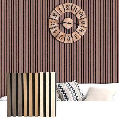 Moderno stile di progettazione 600/320mm pannello di parete ignifugo in ardesia di legno per l'assorbimento del suono