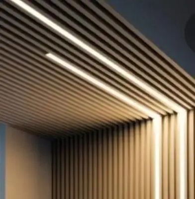 Moderno stile di progettazione 600/320mm pannello di parete ignifugo in ardesia di legno per l'assorbimento del suono