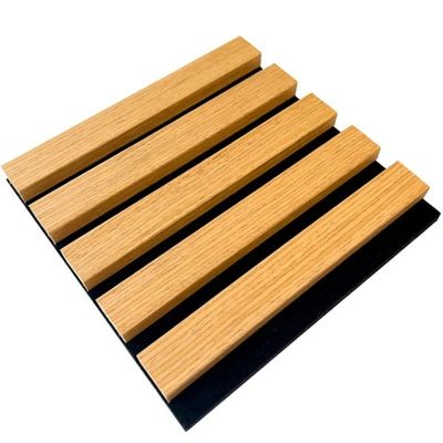 Moderno stile di progettazione 600/320mm pannello di parete ignifugo in ardesia di legno per l'assorbimento del suono