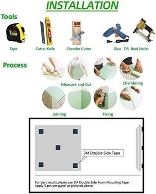 pannelli a parete a prova di suono di Hexagon Pet Felt per pannelli acustici di grado di isolamento acustico