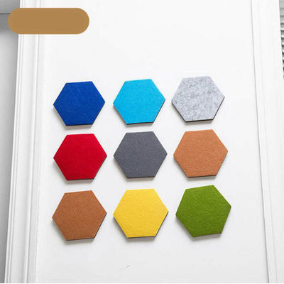 Moderno Design Acustico A prova di suono Pet Dimensioni personalizzate Decorazione autoadesiva Pannelli acustici in poliestere