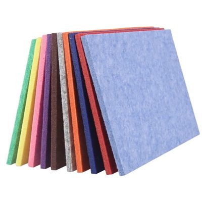 Tavola di assorbimento del suono in tessuto di poliestere da 25 mm per pannelli acustici