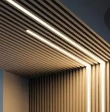 Pannello murario acustico decorativo a strati di legno non tessuto di peso medio per isolamento acustico